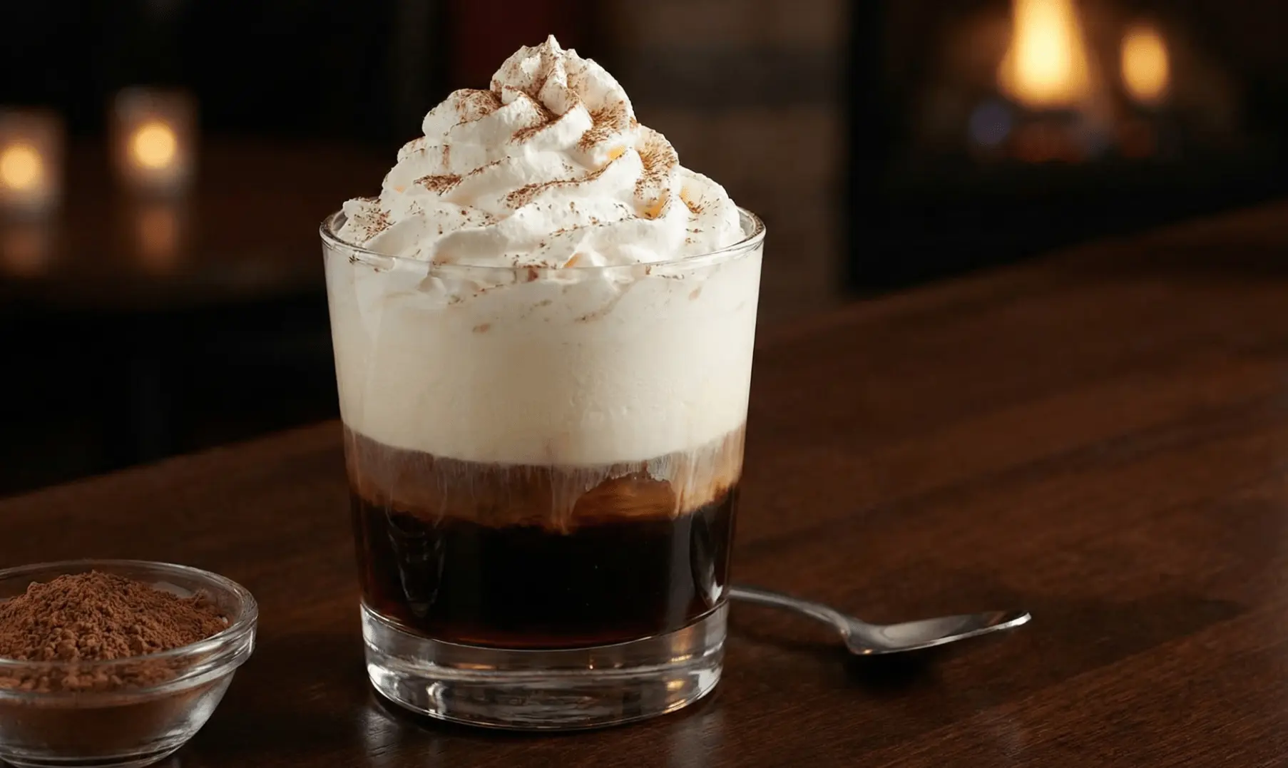 White Russian with Whipped Cream